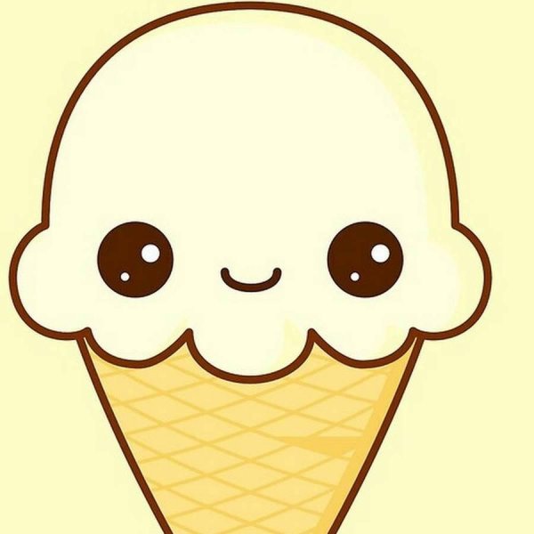 милое мороженое срисовать