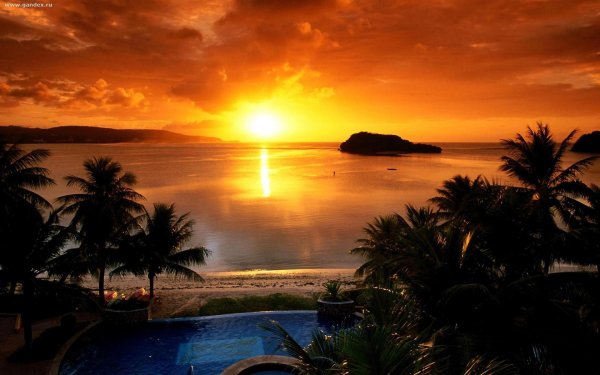тропические закаты