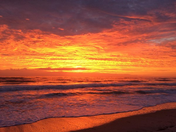 закат красивый