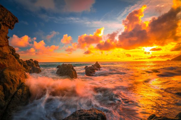 закат высокое разрешение