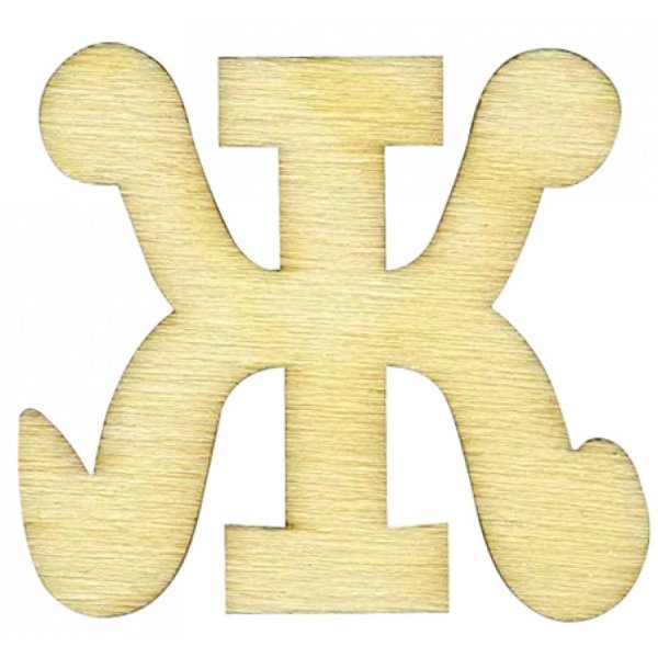 деревянная заготовка буквы к