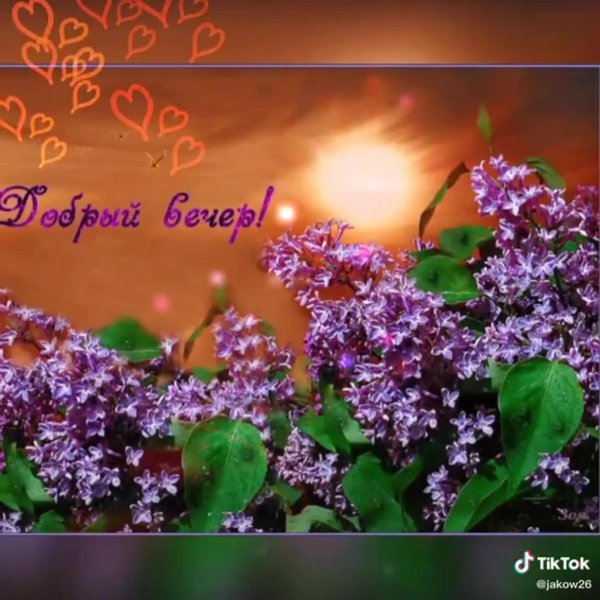 душевного весеннего вечера