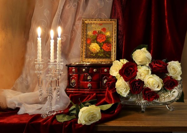розы и свечи