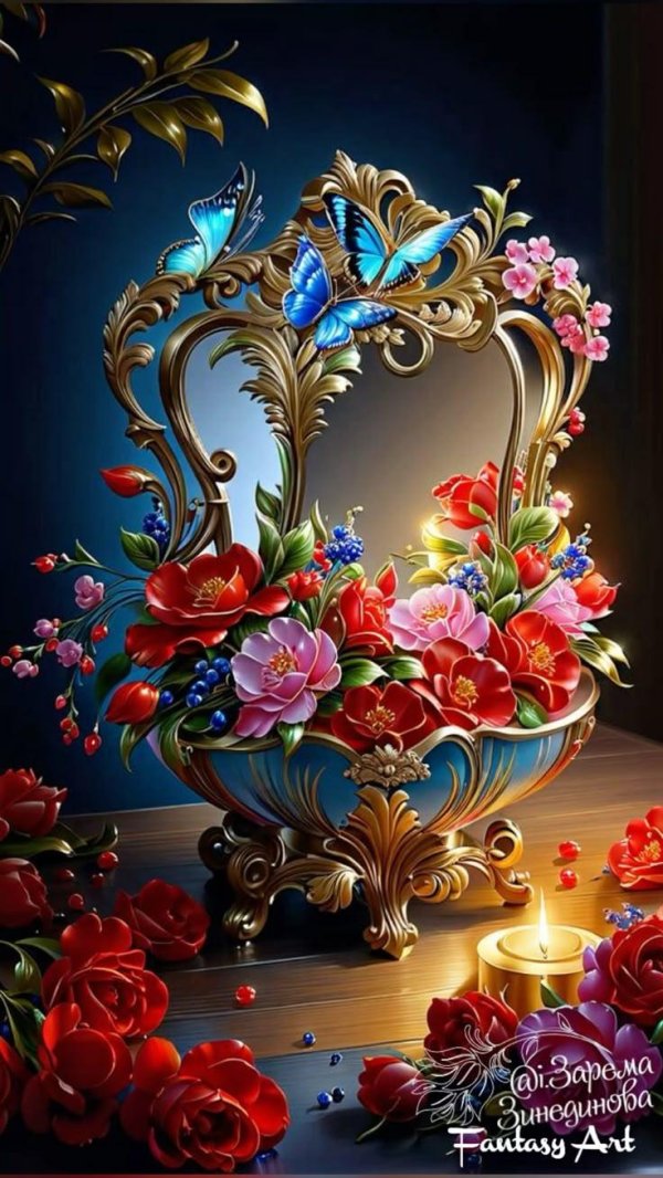 цветочные картины