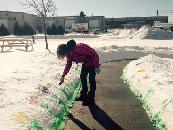 зимние игры на улице