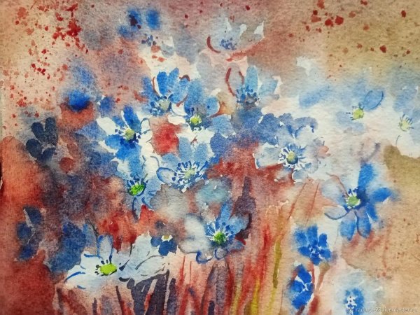 акварельная картина