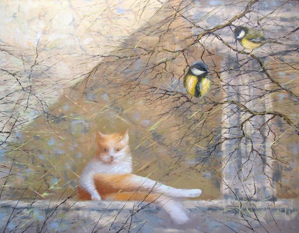 позитивная котоживопись владимира румянцева