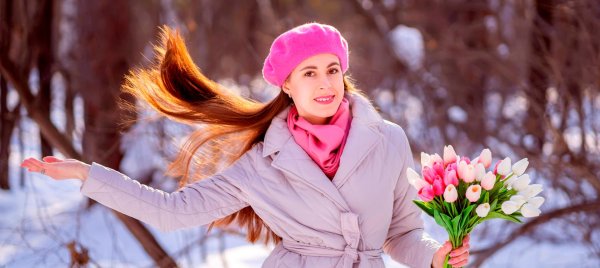 фотосессия с тюльпанами