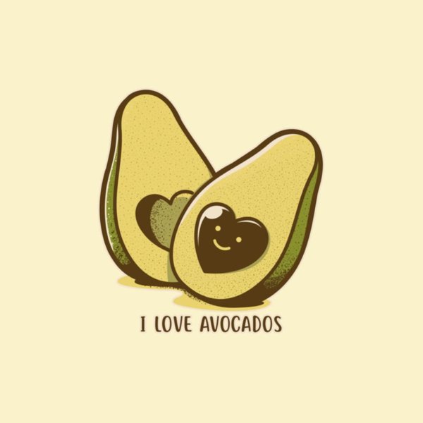 рисунок авокадо