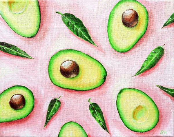 авокадо рисунки
