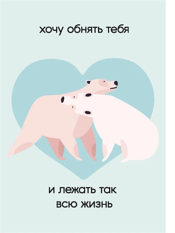 милый белый медведь