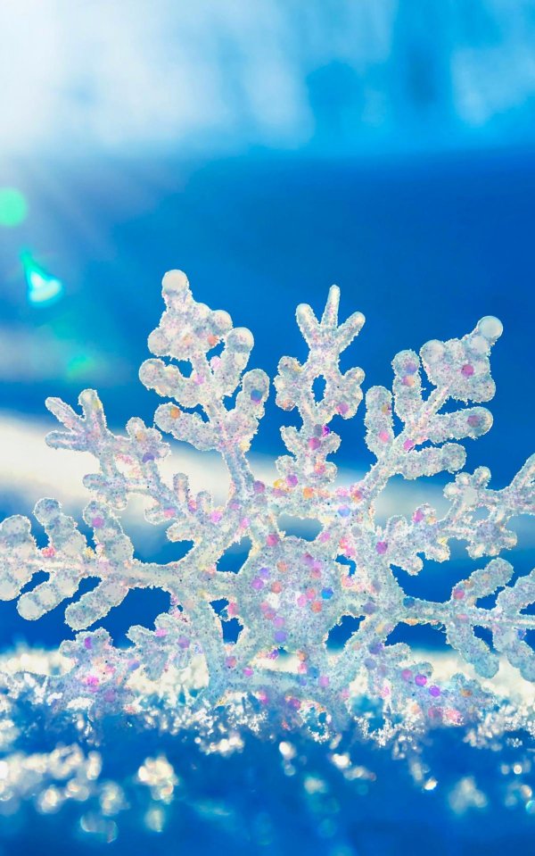 снежинка красивая