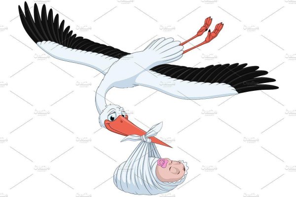 аист мультяшный