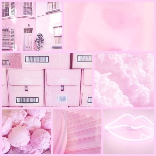 aesthetic pastel коллаж pink pastel