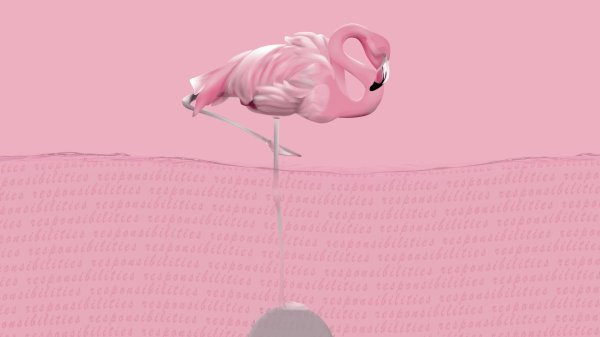 pink flamingo