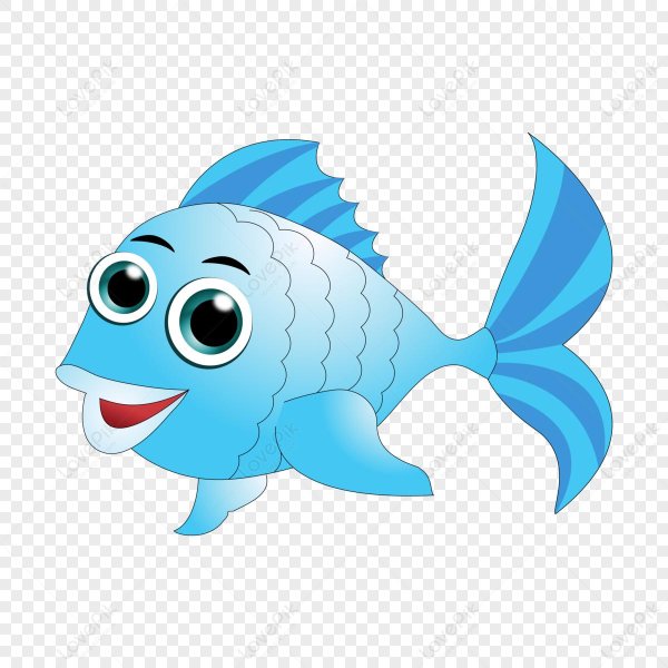 мультяшные рыбки