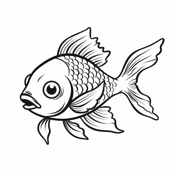 раскраска рыб