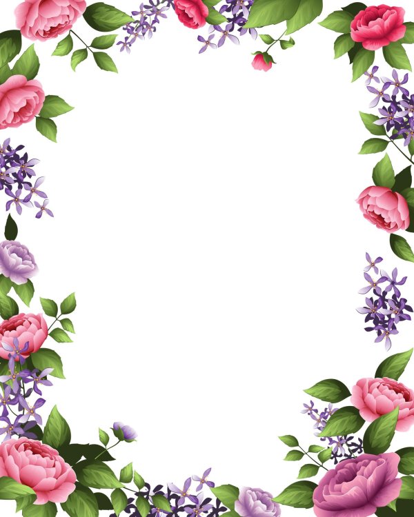 красивые рамки с розами