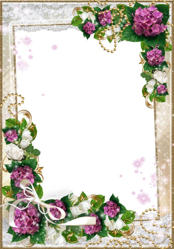 рамочка с цветами