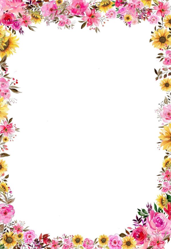 фон цветочный рамка