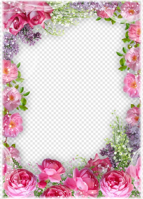 цветочные рамки