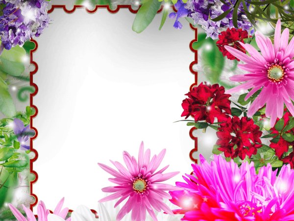 рамочка с цветами