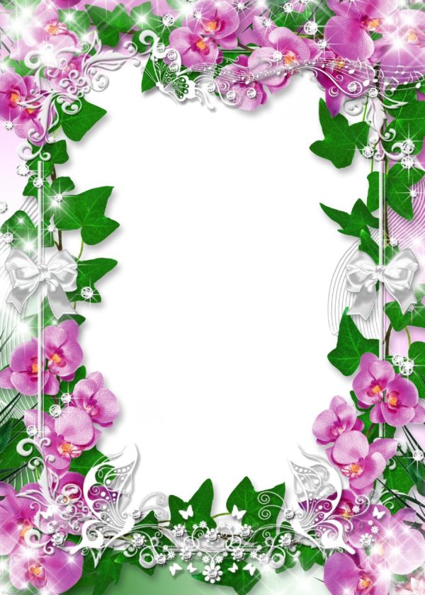 рамочка с цветами