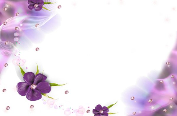 фиолетовый фон цветы