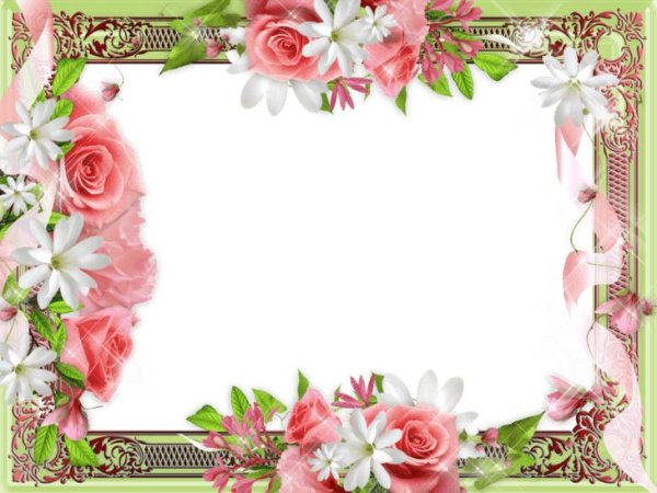 цветочная рамка