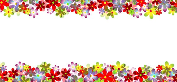 фон рамка цветы