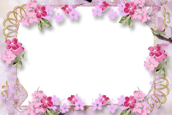 рамочка с цветами