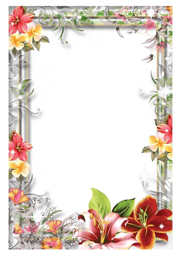 цветочная рамка