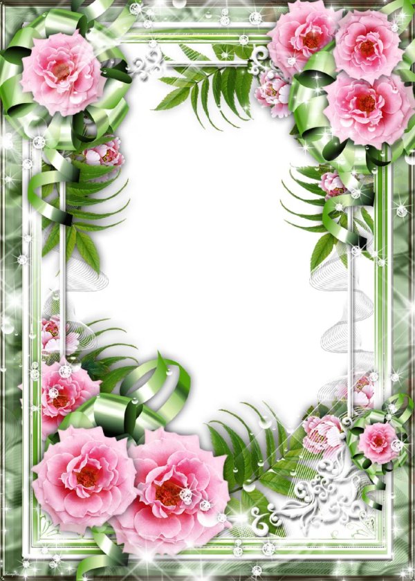 рамочка с цветами
