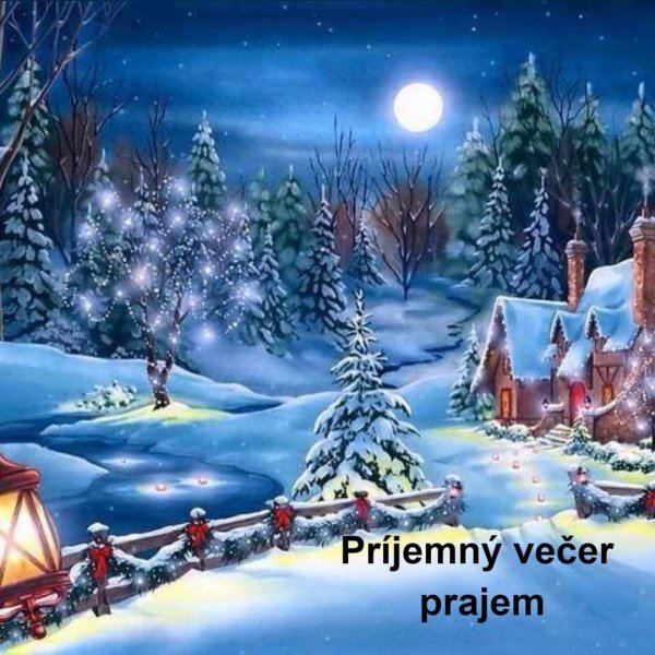 сказочный новогодний лес