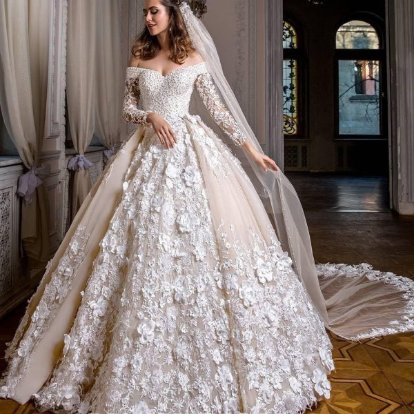 королевские свадебные платья