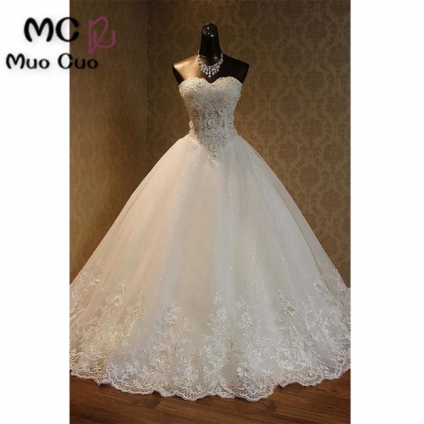 свадебные платья пышные с кружевами