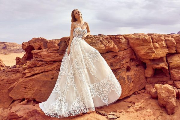 роскошное свадебное платье