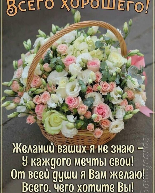 корзина цветов