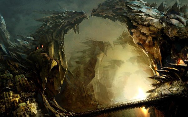 дракон огромный