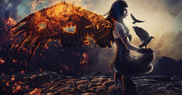 ангел в огне