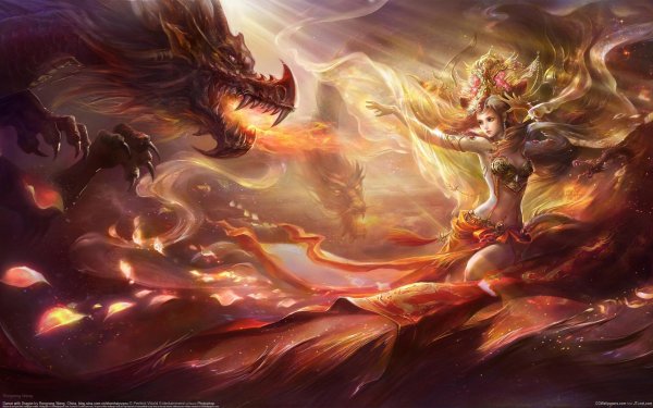 женщина дракон