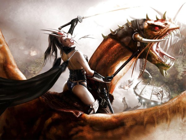 воин дракон