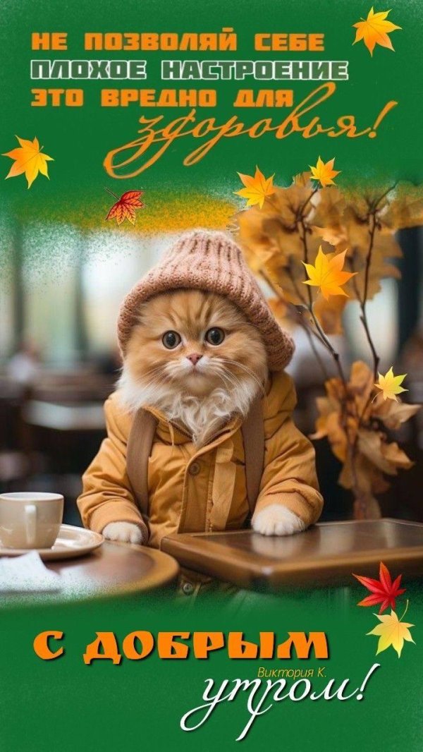 с добрым осеннем утром