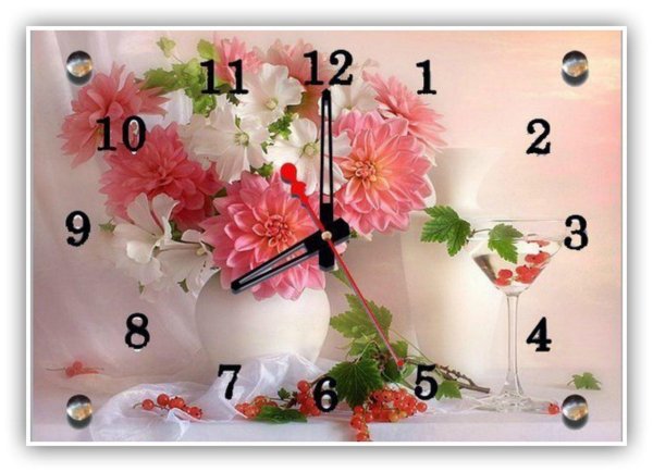 часы картина