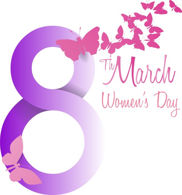 8 марта вектор