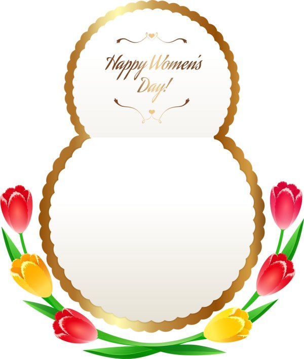 рамки к 8 марту
