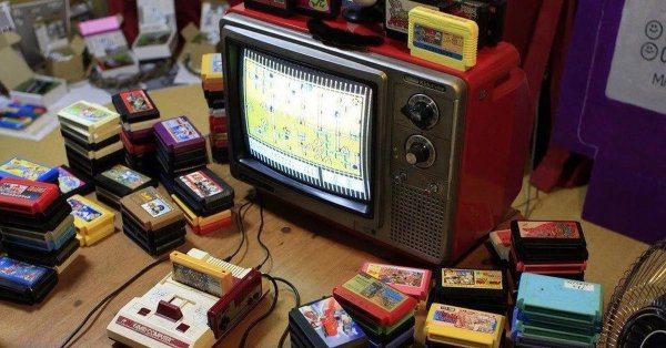 денди приставка 90е