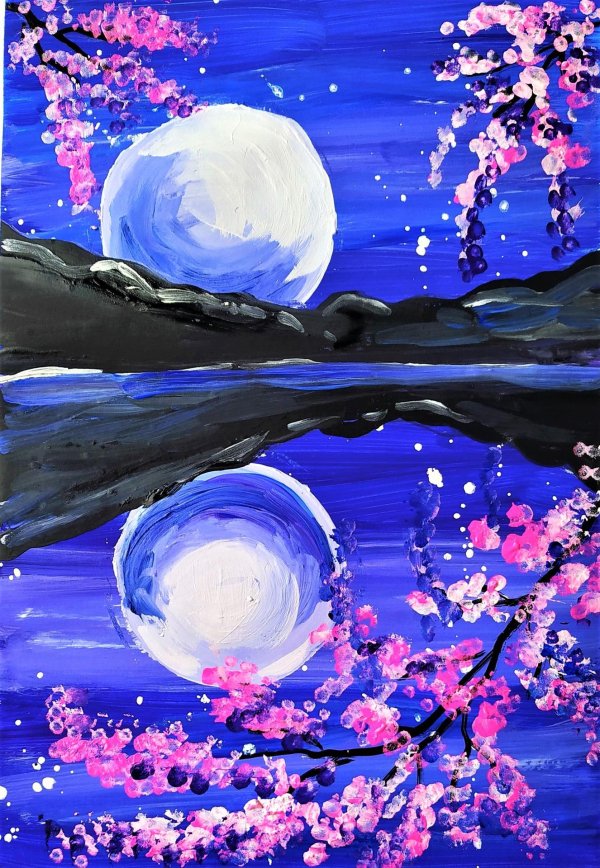 правополушарное рисование сакура