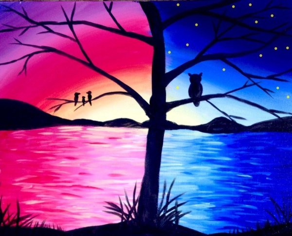 пейзажи рисунки