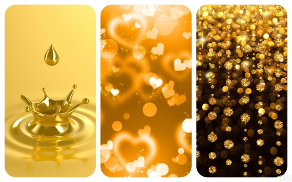 золотистые фоны